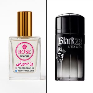 عطر گرمی رز صورتی رایحه Paco Rabanne Black XS (پاکو بلک ایکساس)